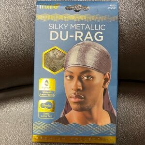 NIB Metallic Du-Rag Titan Hair Accessories for Black Men/African American Women